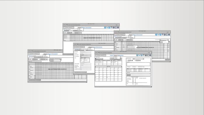 Foto mehrerer Wireframes für Webseiten